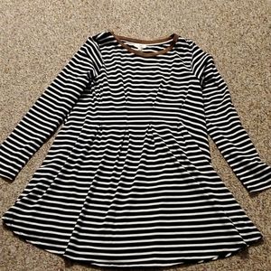 Umgee Long Sleeve Pintuck Dress Sz Medium